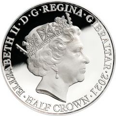 1/2 Crown - Elizabeth II Her Oath