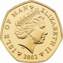 50 Pence - Elizabeth II Christmas, gold