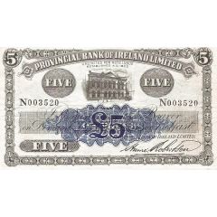 5 Pounds Provincial Bank of Ireland