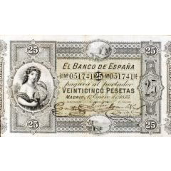 25 Pesetas