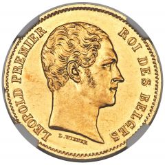 25 Francs - Léopold I Lettered Edge