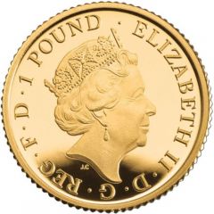1 Pound - Elizabeth II 5th portrait, 1/20 oz Fine Gold