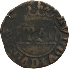 Denier Parisis - Louis XI 1st issue, PARISIVS CIVIS