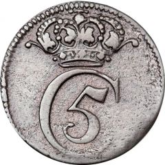 2 Skilling - Christian V Grenailletype