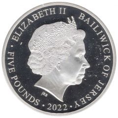 5 Pounds - Elizabeth II Platinum Jubilee, Silver proof