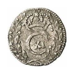 1 Rundstück - Carl XI With cross and with value