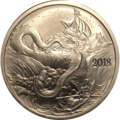 1 oz Silver 2018 Silverbug Island Leviathan
