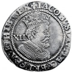 1 Shilling - James I 3rd issue, 6th bust