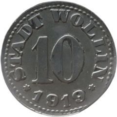 10 Pfennig - Wollin