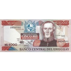 5000 Nuevos Pesos
