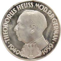 3 Argenteus - Aureus Magnus Theodor Heuss