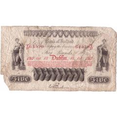 5 Pounds Bank of Ireland
