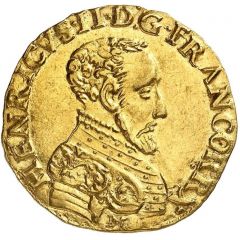 Double Gold Henri - Henry II and successors 2nd type, 2nd bust