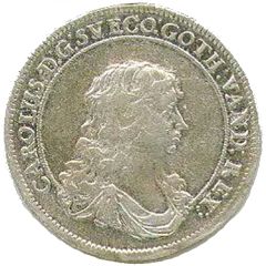 1 Dalderi - Carl XI 2nd portrait