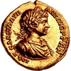 Aureus - Caracalla SPES PVBLICA, Spes