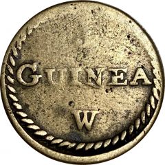 George II Portrait Guinea coin weight