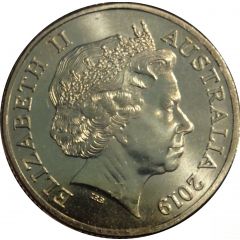 1 Dollar - Elizabeth II 4th Portrait - Year of the Pig - Pig on its Back