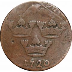1/2 Öre Silvermynt - Frederick I