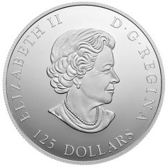 125 Dollars - Elizabeth II Roaring Grizzly