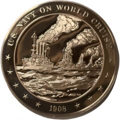 Medal - History of the United States U.S. Navy on World Cruise