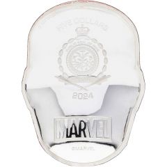 5 Dollars - Charles III Iron Man Helmet