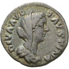 Denarius - Faustina the Younger CONSECRATIO