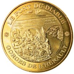 Jeton Touristique - Monnaie de Paris - Saint Jean de Fos - Le Pont du Diable