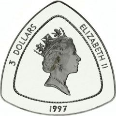 3 Dollars - Elizabeth II Wreck of the `Sea Venture`