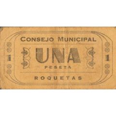 1 Peseta Roquetes