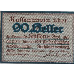 90 Heller Kössen in Tirol