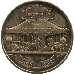 Monnaie de Paris Tourist Token - Merlimont Parc Bagatelle - Le Carrousel