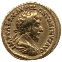 Aureus - Marcus Aurelius PROV DEOR TR P XV COS III, Providentia
