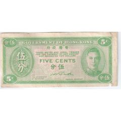 5 Cents - George VI
