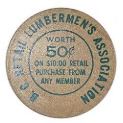 50 Cents - B.C. Retail Lumbermen`s Association British Columbia