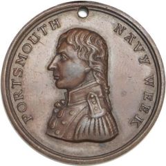 Souvenir - Edward VII Portsmouth Navy Week, bronze