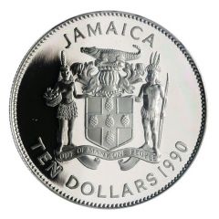 10 Dollars Arrival in the New World, copper-nickel
