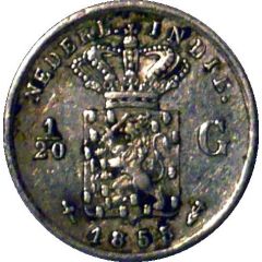 1/20 Gulden - Willem III