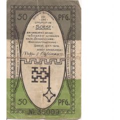 50 Pfennig Städtische Sparkasse