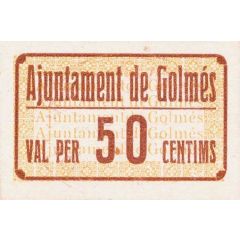 50 Céntimos Golmés