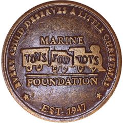 Token - United States Marine Corps Toys For Tots Foundation Triangle, Virginia