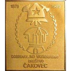 Plaquette - Čakovec Volunteer Firedepartment
