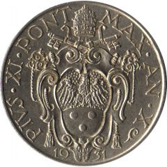 1 Lira - Pivs XI