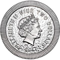 2 Dollars - Elizabeth II Athena Owl, Colorized