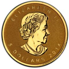 5 Dollars - Elizabeth II Incused GML fractionnal set, 1⁄10 oz