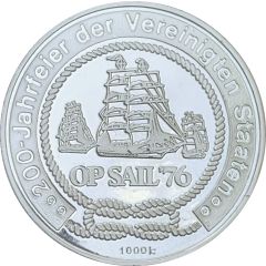 Medal - German sailors meeting for the 200 years celebration of the Unites States of America New York