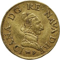 Gold Ecu - Joan of Albret Trial
