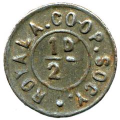 1/2 Penny - Royal Arsenal CS Kent