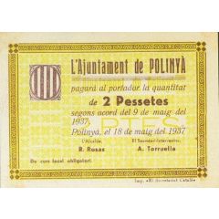 2 Pesetas Polinyà
