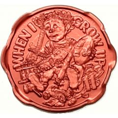 Mardi Gras Token - Krewe of Ceasar When I Grow Up, Metairie, Louisiana