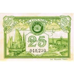 25 Centimes - Chambre de Commerce de Dieppe 76